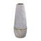 15" Regal Stone Decorative Vase with Gold Accents